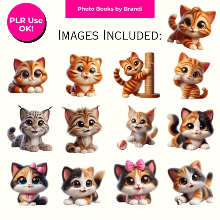 Cute Kitten Clipart (4)