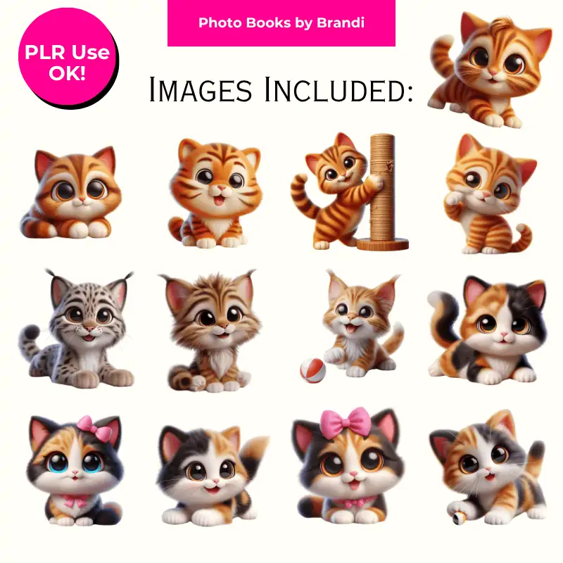 Cute Kitten Clipart (4)