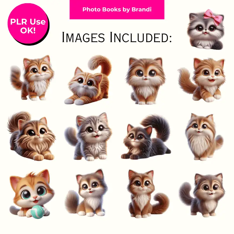 Cute Kitten Clipart (5)