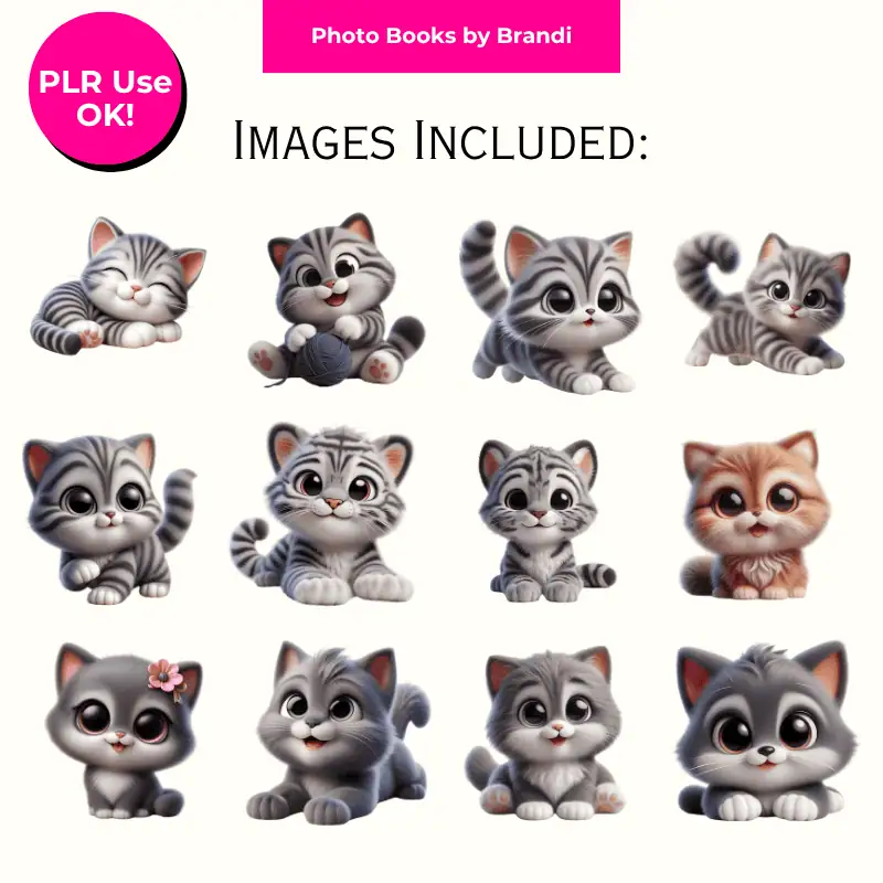 Cute Kitten Clipart (6)