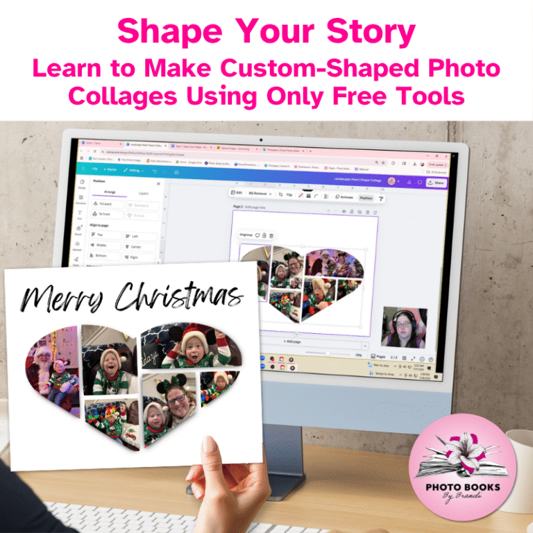Learn to create custom shaped Photo Collages