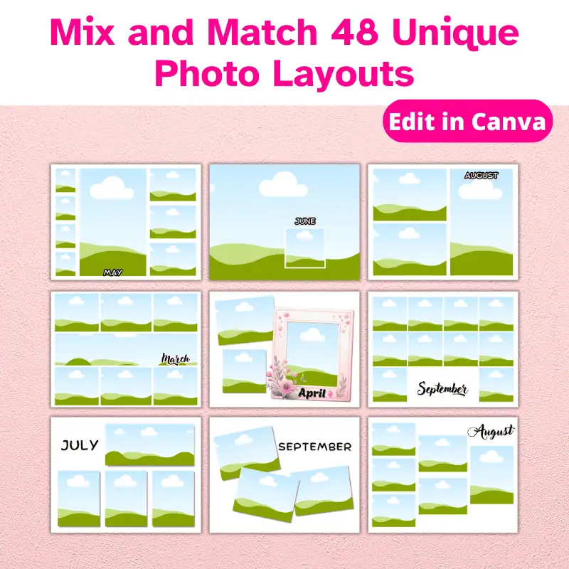 Photo Calendar Template Bundle (3)