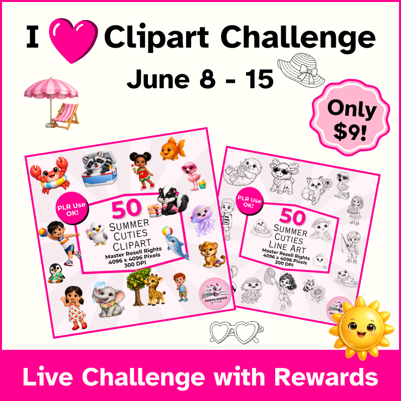 Summer I Heart Clipart Challenge