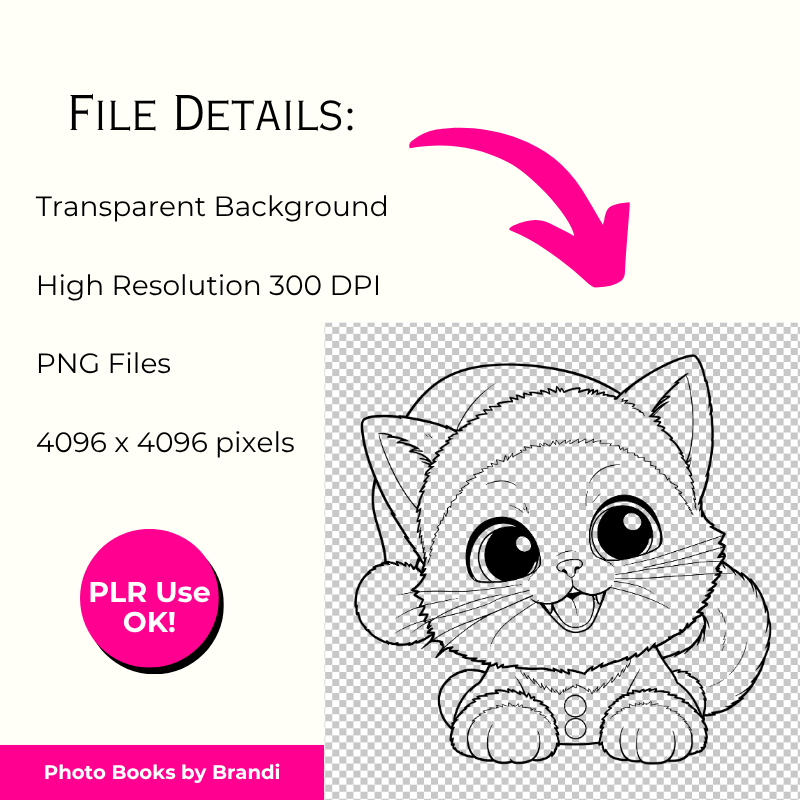 Cute Christmas Pets Line Art mock up (1)
